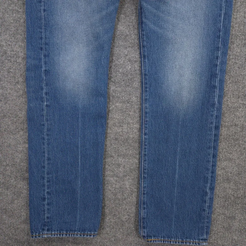Levis Jeans Mens 33X32 Blue Premium 501 '54 Straight Big E Medium Wash Denim